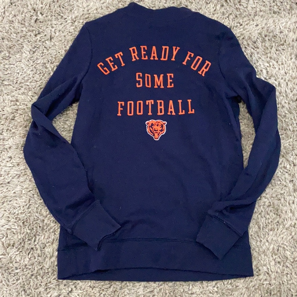 Size small Chicago Bears quarter zip by VS Pink